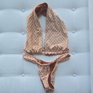 Tularosa Rust Patterned Bikini Set